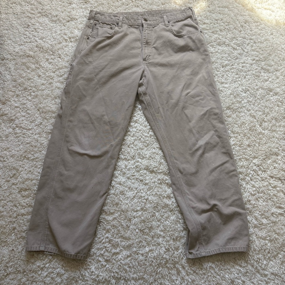 Carhartt Khaki Carpenter Pants. Size 38/30.